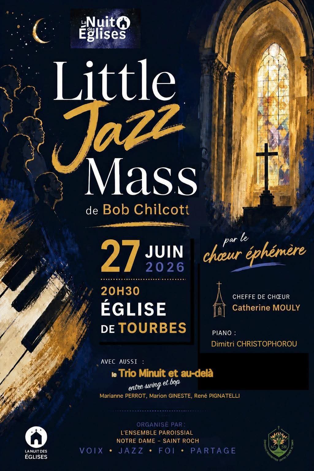 Affiche concert la nuit des églises