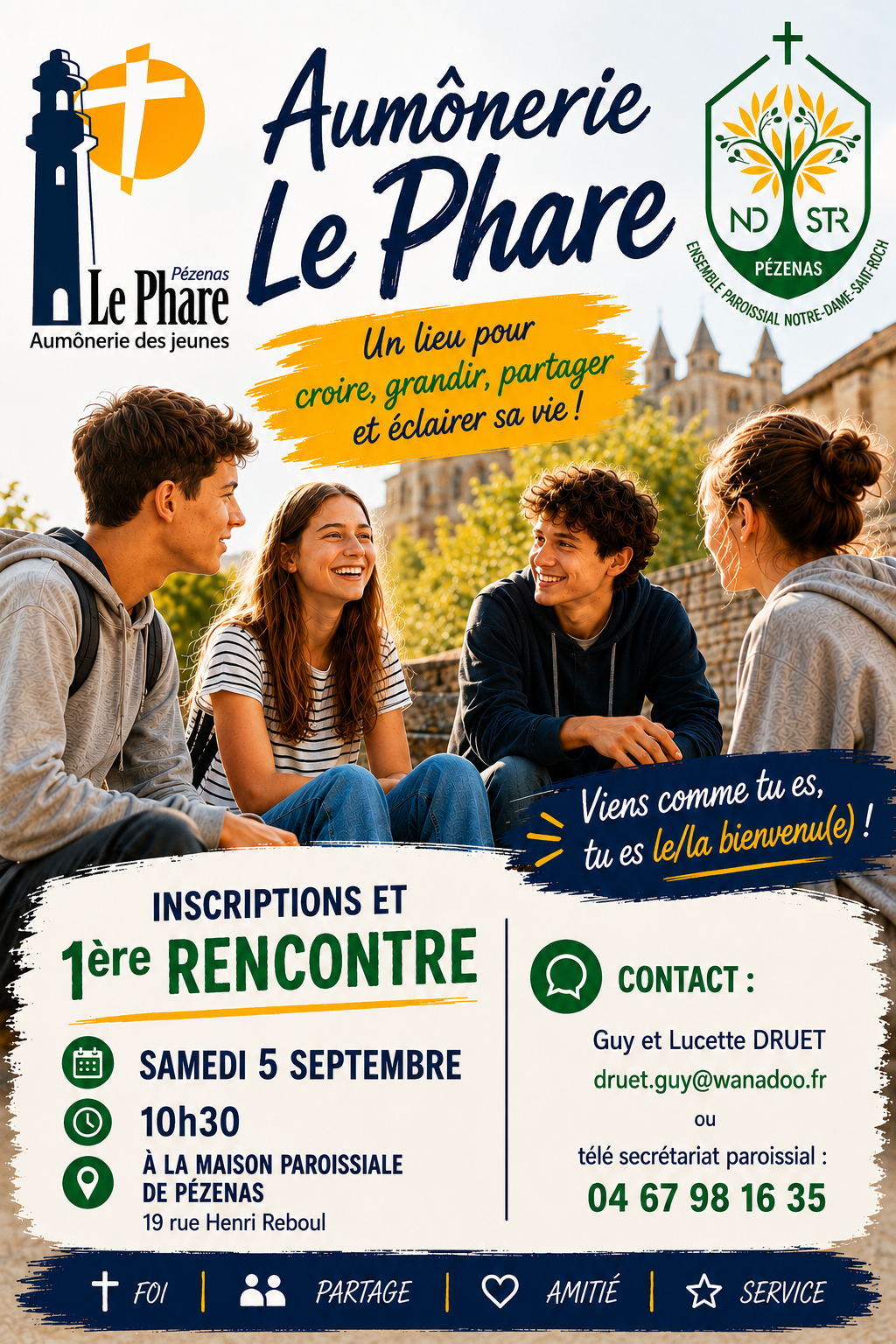 Affiche rentrée aumonerie1