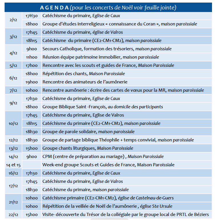 Annonces dec 24