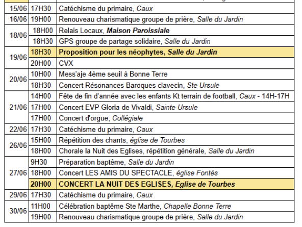 Annonces juin 26 2
