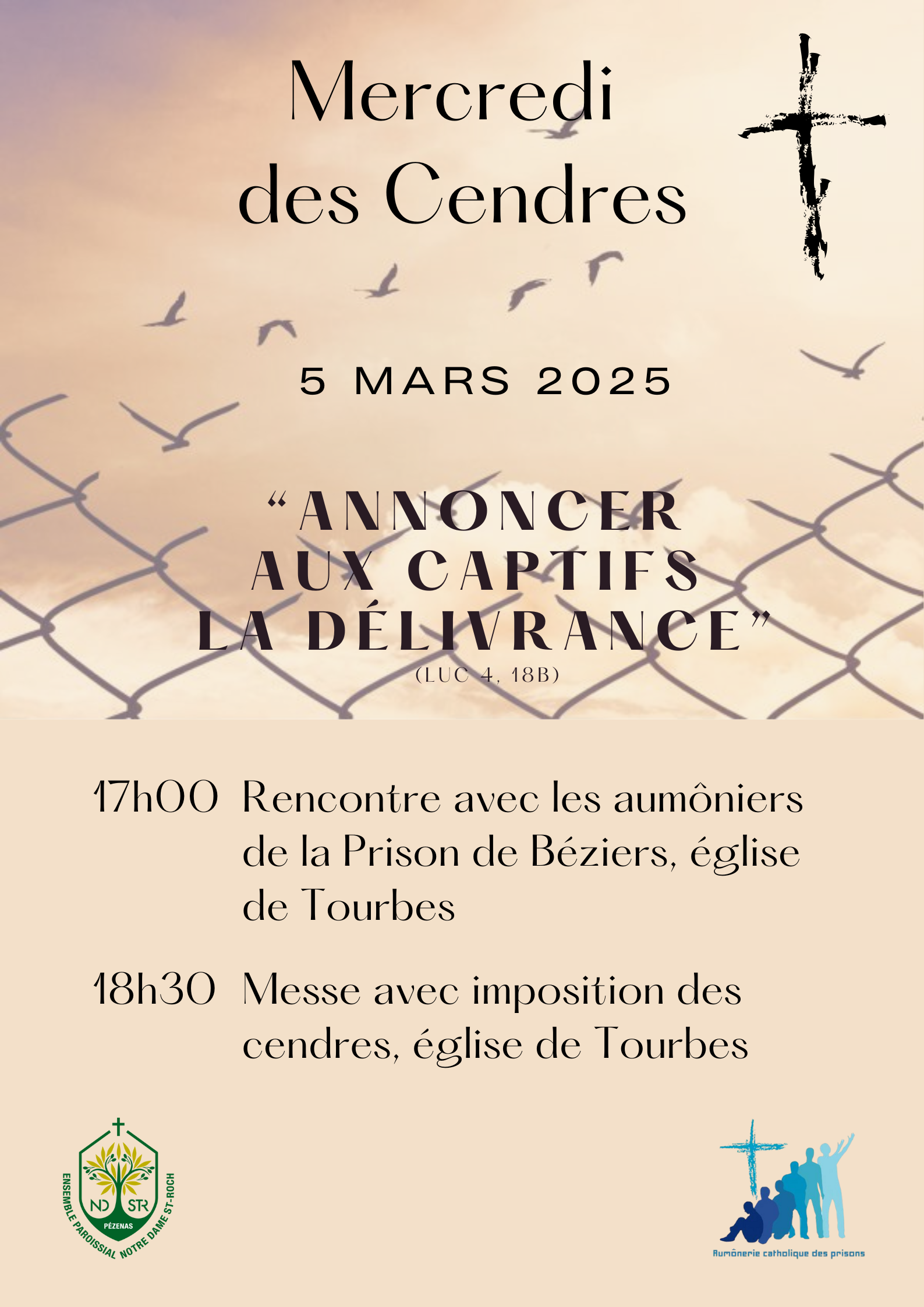 affiche Mercredi des Cendres 2025