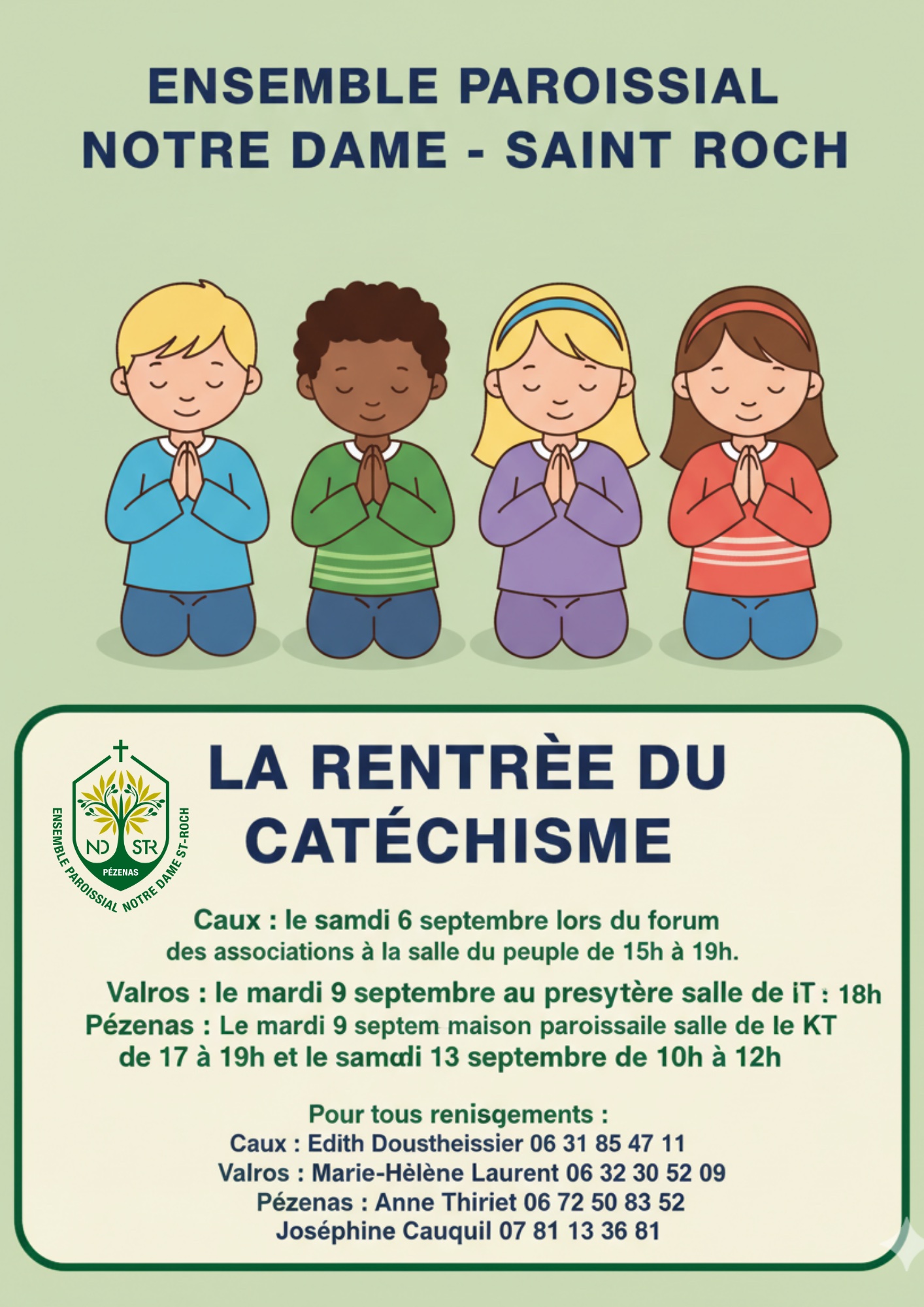 rentrée catechisme 2025