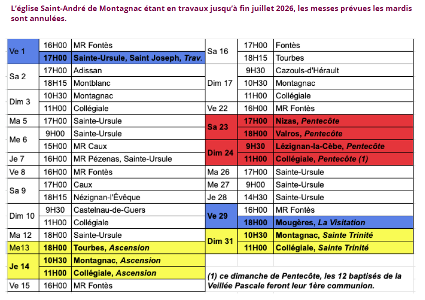 Messes mai 26.47