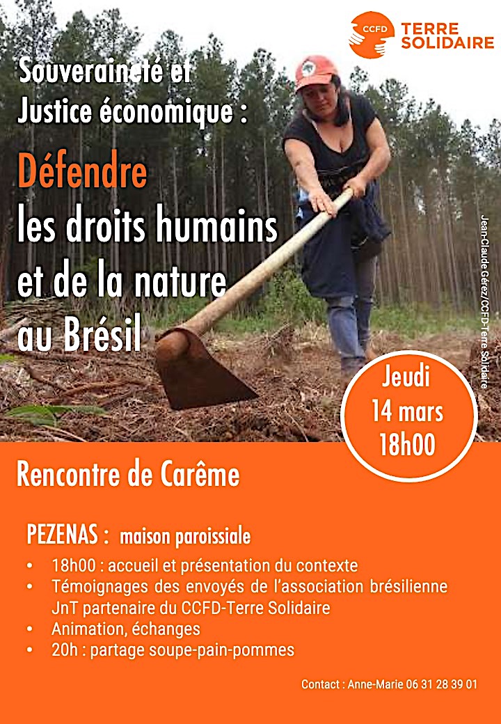 Pezenas CCFD rencontre careme 14 mars2024 affiche A4 V 02 13